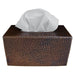 Premier Copper Products Large Hand Hammered Copper Tissue Box Cover-DirectSinks