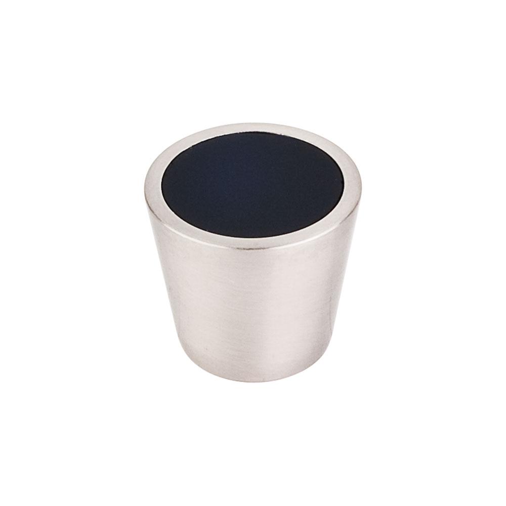 Top Knobs Crystal Center Knob in Brushed Satin Nickel Shell-DirectSinks