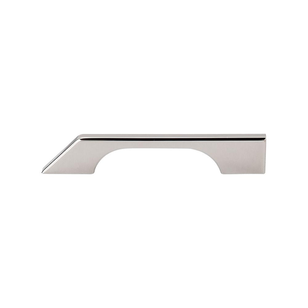 Top Knobs Tapered Bar Pull in Brushed Satin Nickel-DirectSinks