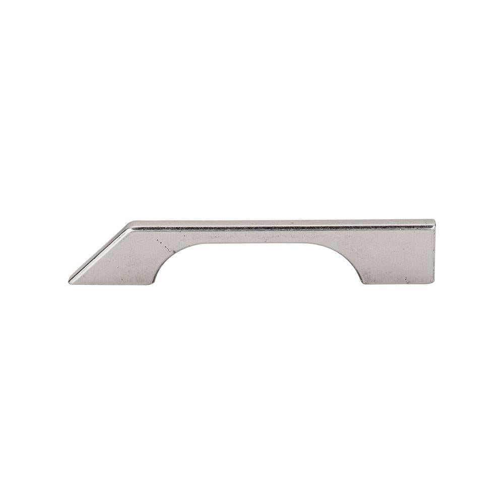 Top Knobs Tapered Bar Pull in Brushed Satin Nickel-DirectSinks