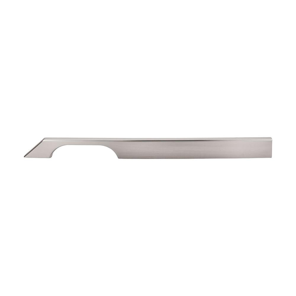 Top Knobs Tapered Bar Pull in Brushed Satin Nickel-DirectSinks
