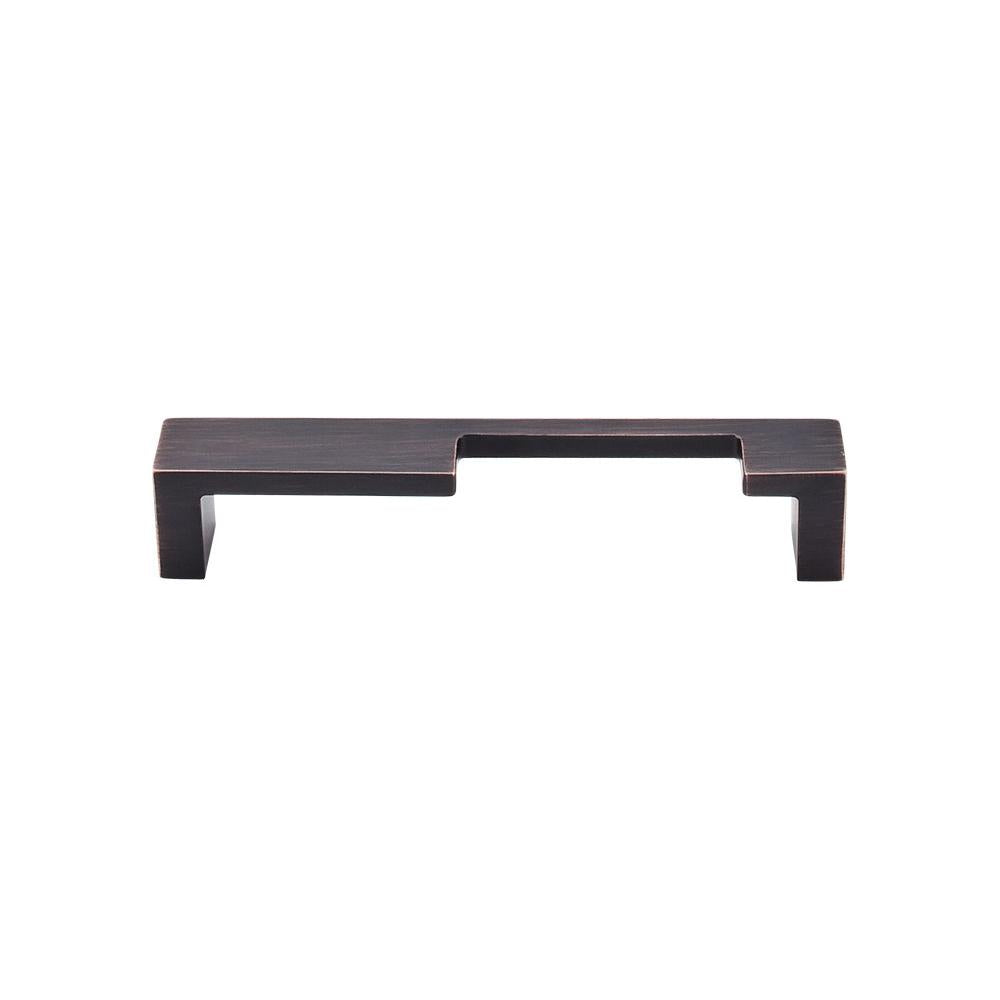 Top Knobs Modern Metro Notch Pull B in Aluminum-DirectSinks