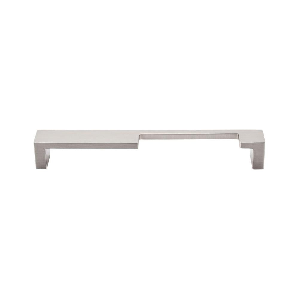 Top Knobs Modern Metro Notch Pull B in Aluminum-DirectSinks