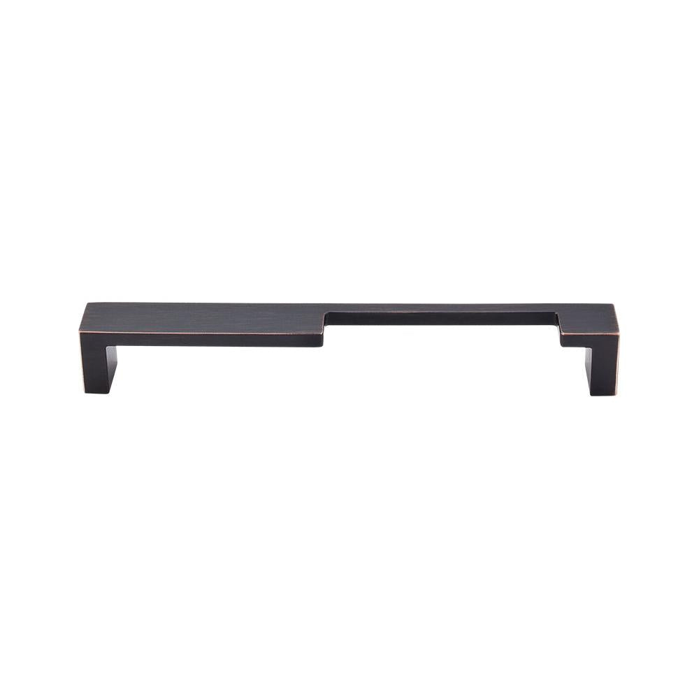 Top Knobs Modern Metro Notch Pull B in Aluminum-DirectSinks