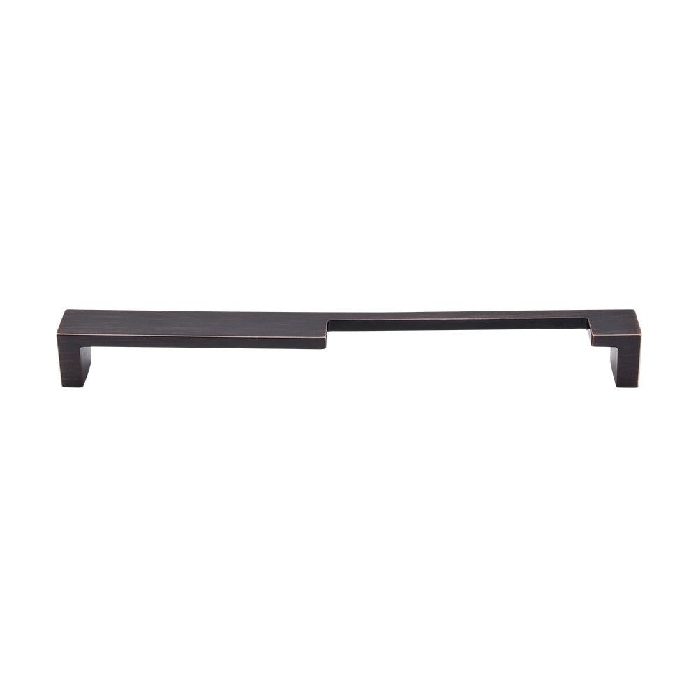 Top Knobs Modern Metro Notch Pull B in Aluminum-DirectSinks