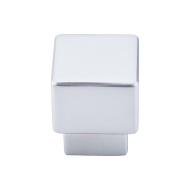 Top Knobs Tapered Medium Square Knob in Aluminum-DirectSinks