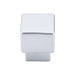 Top Knobs Tapered Medium Square Knob in Aluminum-DirectSinks