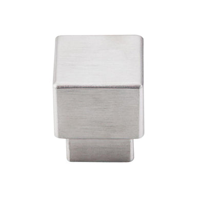 Top Knobs Tapered Medium Square Knob in Brushed Stainless Steel-DirectSinks