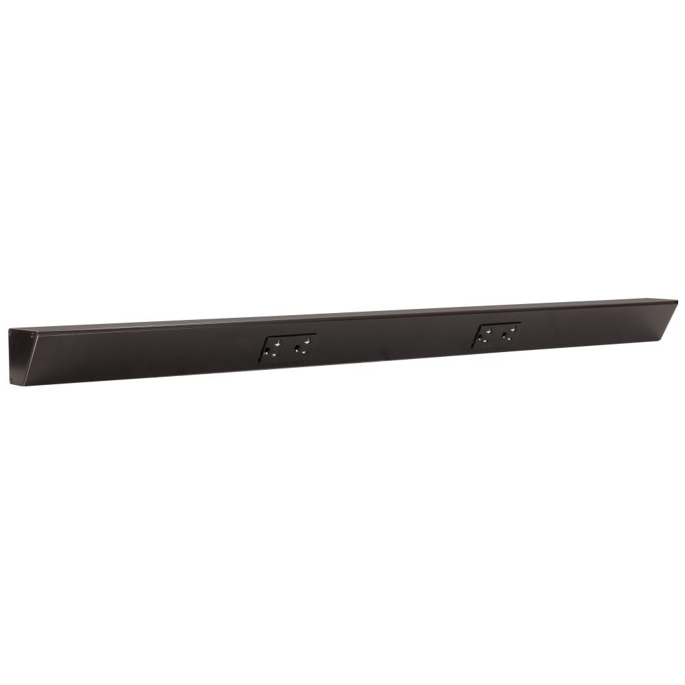 Task Lighting Slim Angle Under Cabinet Power Strip in Black — DirectSinks
