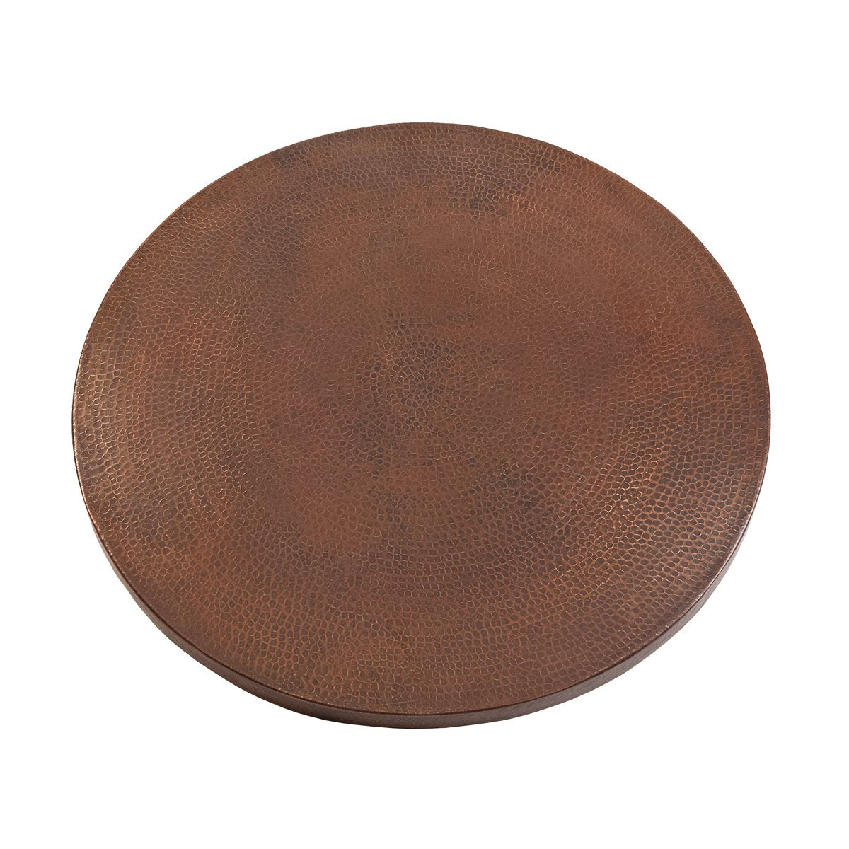 Premier Copper Products Round Hammered Copper Table Top