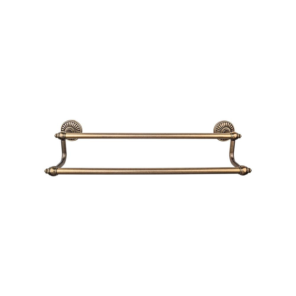 Top Knobs Tuscany Double Bath Towel Bar-DirectSinks