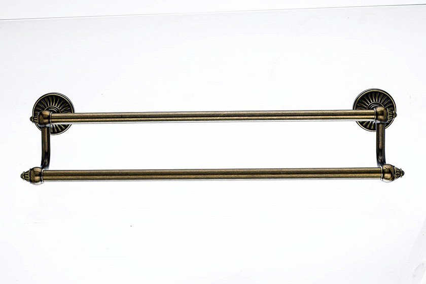 Topknobs TUSC7GBZ 18" Double Towel Bar in German Bronze-DirectSinks