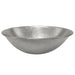 Premier Copper Products 17" Oval Wired Rim Vessel Hammered Copper Sink in Nickel-DirectSinks