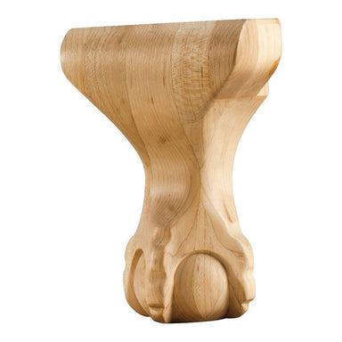 Hardware Resources 6" Center Hard Maple Ball and Claw Traditional Leg-DirectSinks