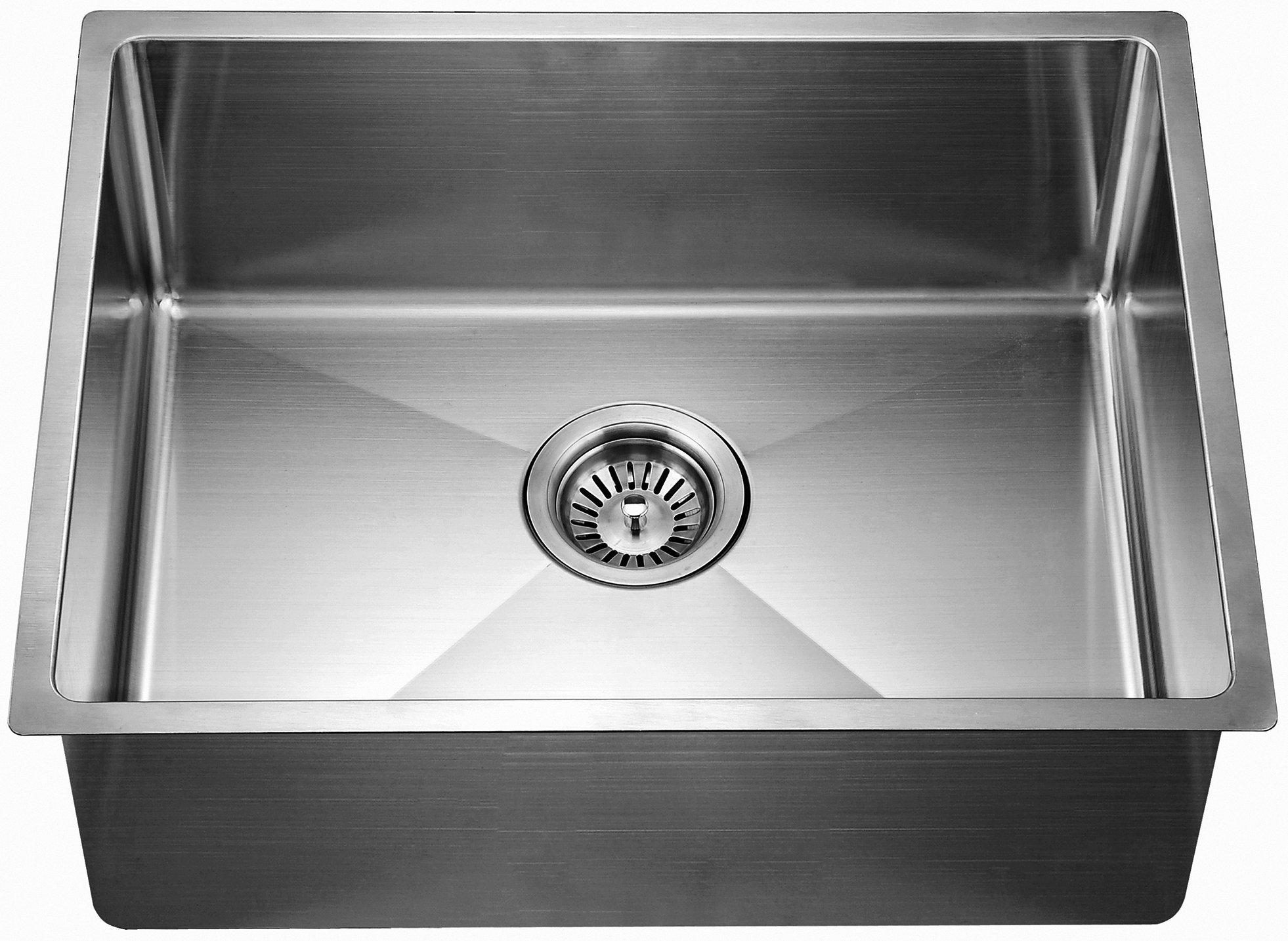Dawn XSR201609 Undermount Extra Small Corner Radius Single Bowl-Kitchen Sinks Fast Shipping at DirectSinks.