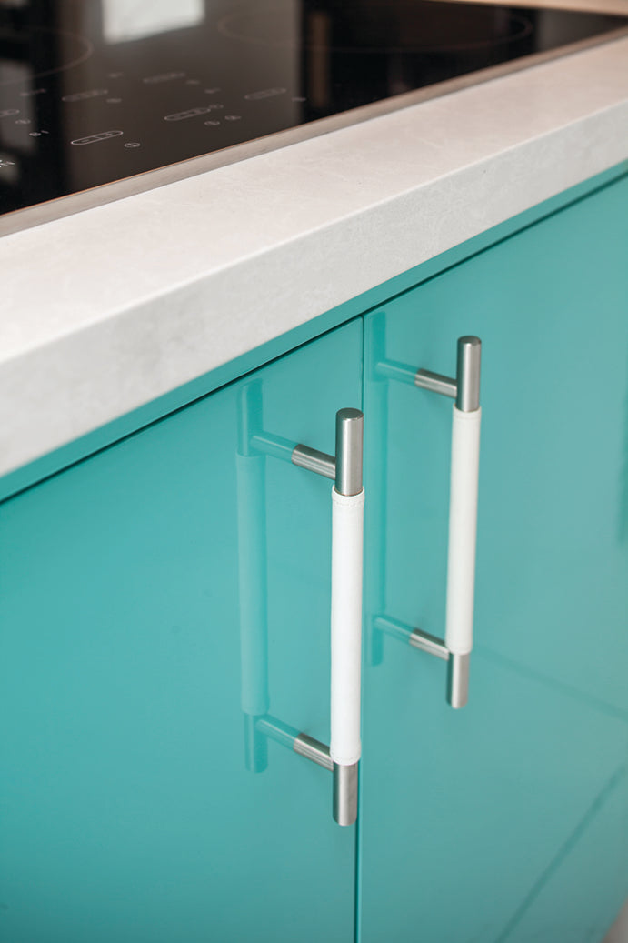 Zanzibar Leather 6-5/16" CC Cabinet Pull-DirectSinks