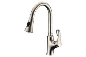 Dawn Single Lever Pull Out Kitchen Faucet-Kitchen Faucets Fast Shipping at DirectSinks.