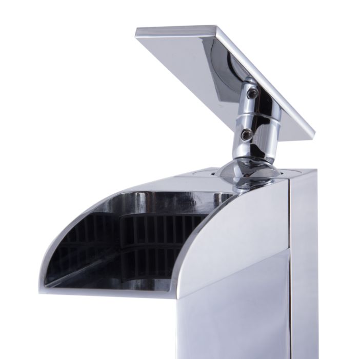 ALFI brand AB1597 Single Hole Tall Waterfall Bathroom Faucet