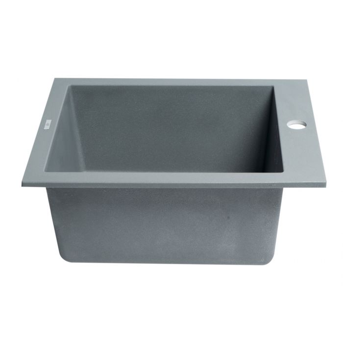 ALFI Brand 17" Drop-In Rectangular Granite Composite Kitchen Prep Sink