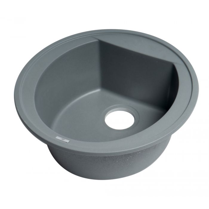 ALFI Brand 20" Drop-In Round Granite Composite Kitchen Prep Sink