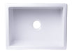 ALFI brand AB2418UM 24x18 Undermount Fireclay Kitchen Sink In White Or Biscuit