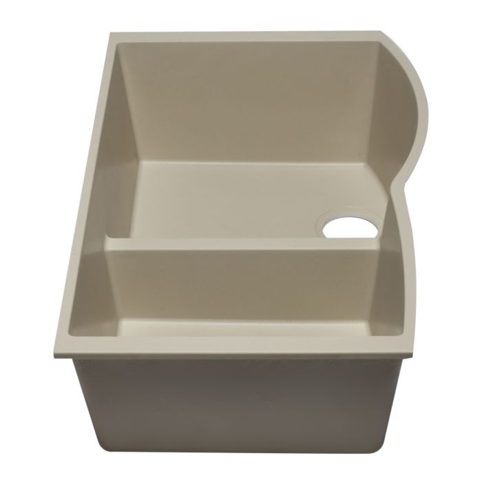 ALFI brand AB3320UM 33" Double Bowl Undermount Granite Composite Kitchen Sink