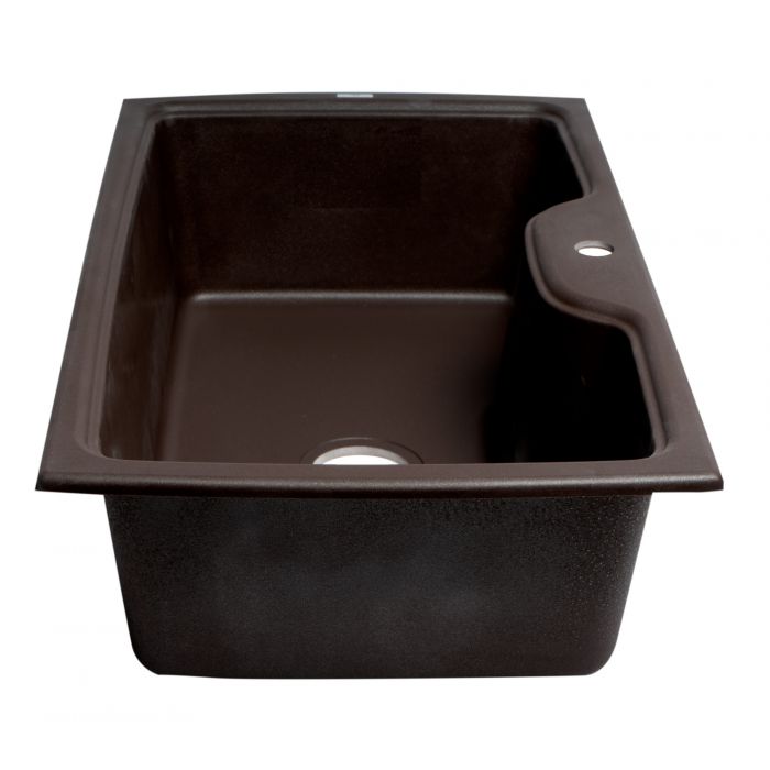 ALFI Brand 35" Drop-In Single Bowl Granite Composite Kitchen Sink