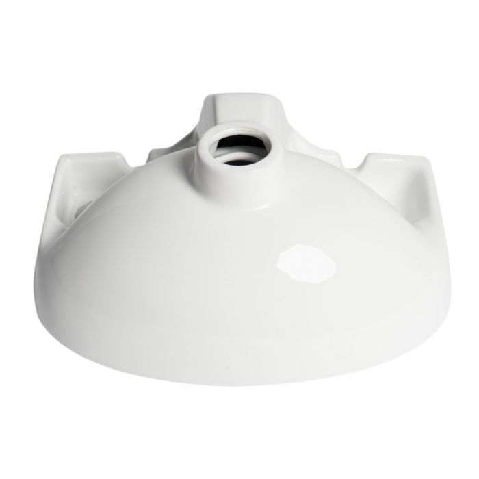 ALFI ABC118 White 14" Small Wall Mounted Ceramic Sink with Faucet Hole