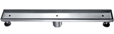 ALFI brand ABLD24A 24" Long Modern Stainless Steel Linear Shower Drain w/o Cover-DirectSinks