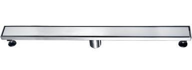 ALFI brand ABLD32B 32" Modern Stainless Steel Linear Shower Drain with Solid Cover-DirectSinks