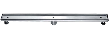 ALFI brand ABLD36A 36" Modern Stainless Steel Linear Shower Drain w/o Cover-DirectSinks