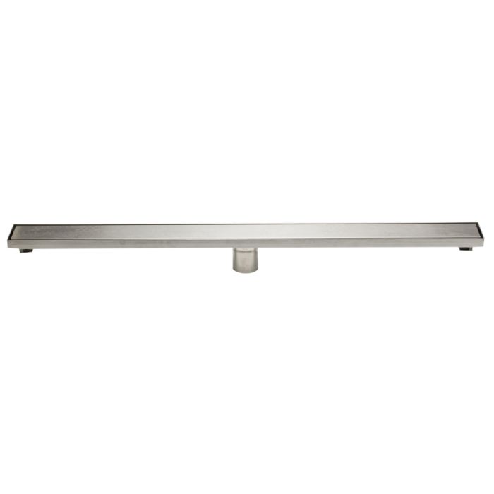 ALFI brand ABLD36B 36" Modern Stainless Steel Linear Shower Drain with Solid Cover