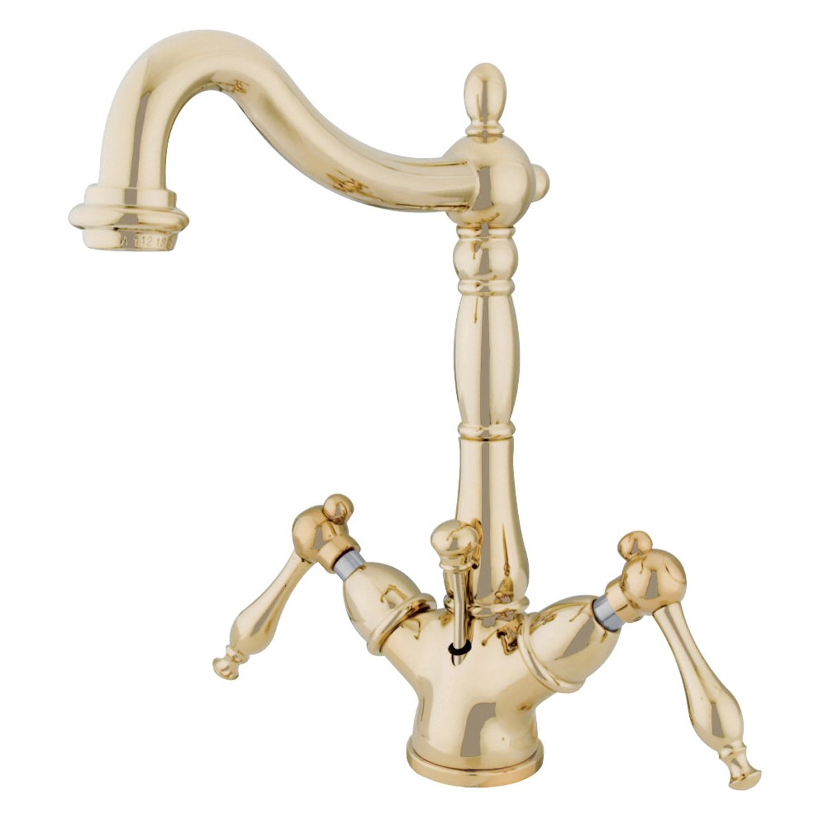 Kingston Brass Naples 4-Inch Centerset Deck Mount Bathroom Faucet