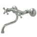 Kingston Brass 6" Adjustable Center Wall Mount Bathroom Faucet-DirectSinks