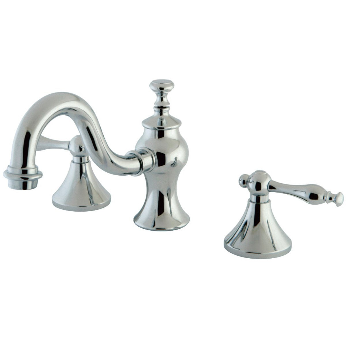 Kingston Brass Naples 8" Widespread Bathroom Faucet