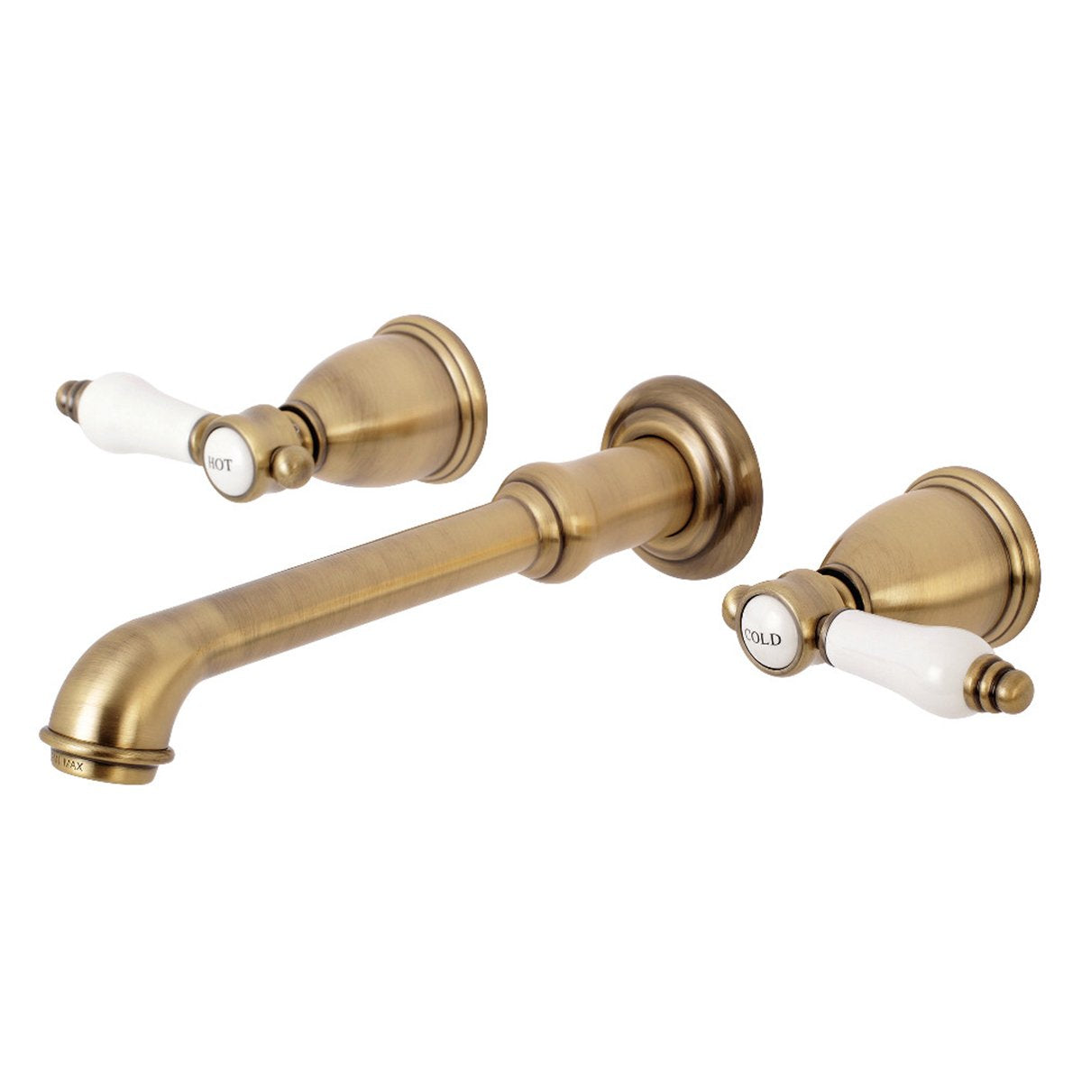 Kingston Brass Bel-Air Two-Handle Wall Mount Bathroom Faucet