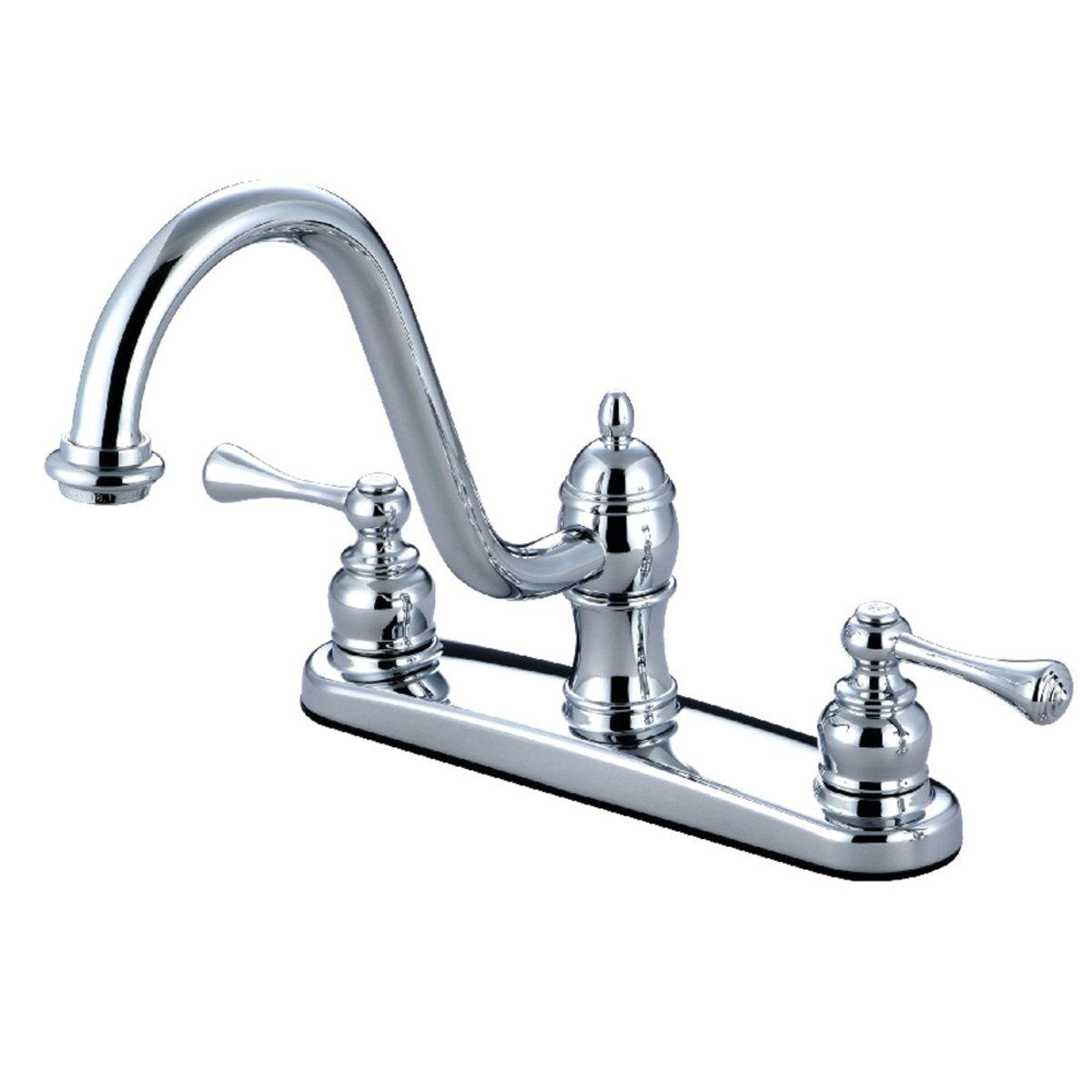 Kingston Brass Restoration 8-Inch Centerset Kitchen Faucet