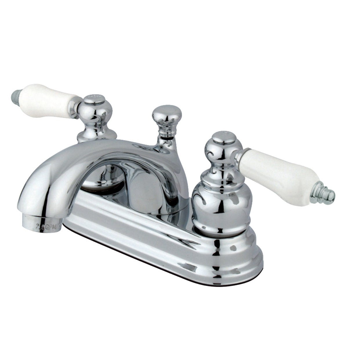 Kingston Brass 4-Inch Centerset Bathroom Faucet with Pop-Up Drain