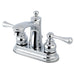 Kingston Brass Vintage Deck Mount 4" Centerset Bathroom Faucet-DirectSinks