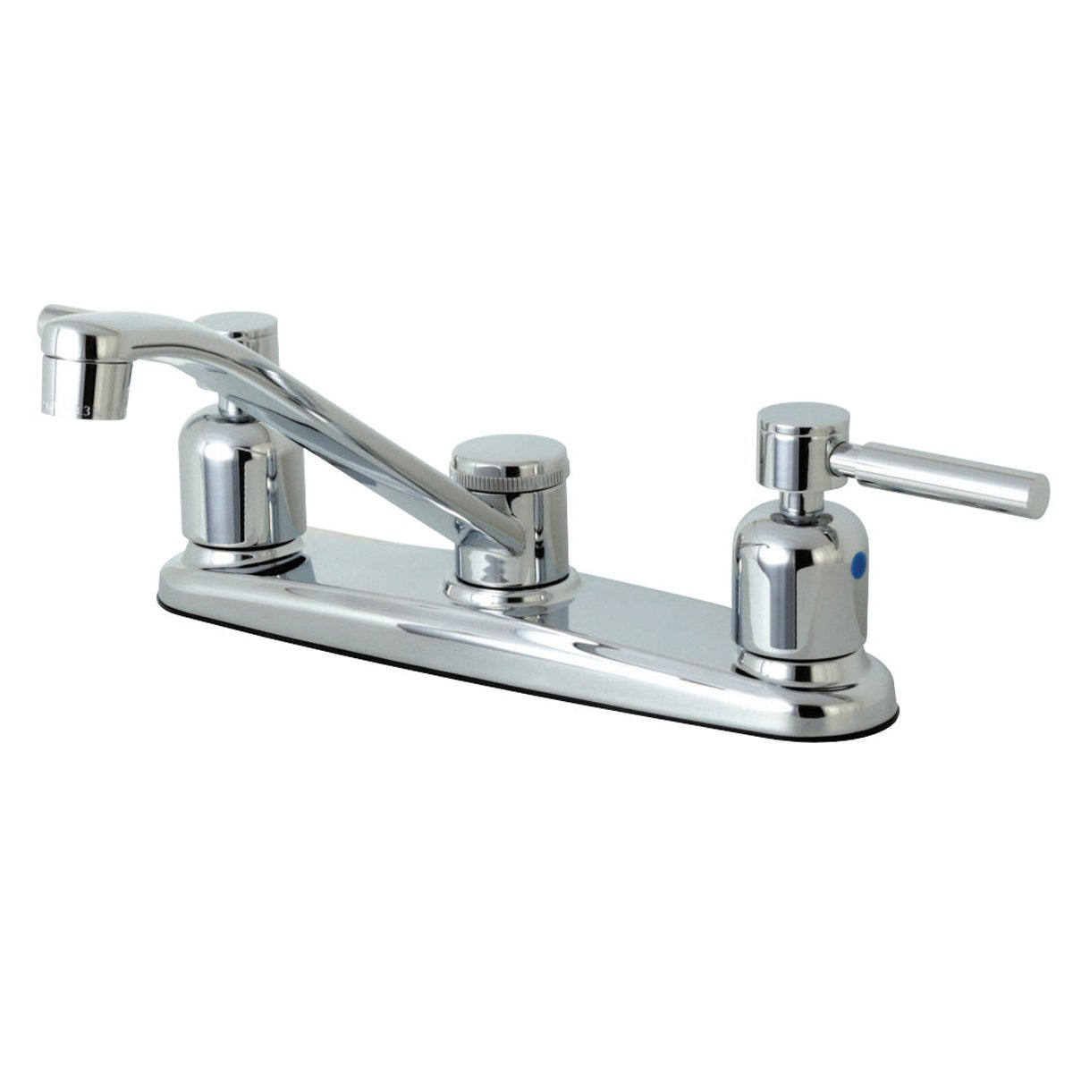 Kingston Brass FB111DL Centerset Kitchen Faucet in Polished Chrome