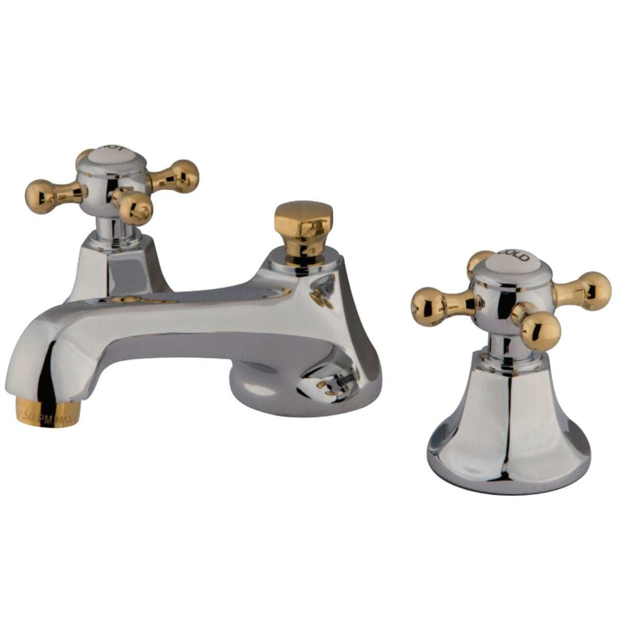Kingston Brass Metropolitan Deck Mount 8" Widespread Bathroom Faucet