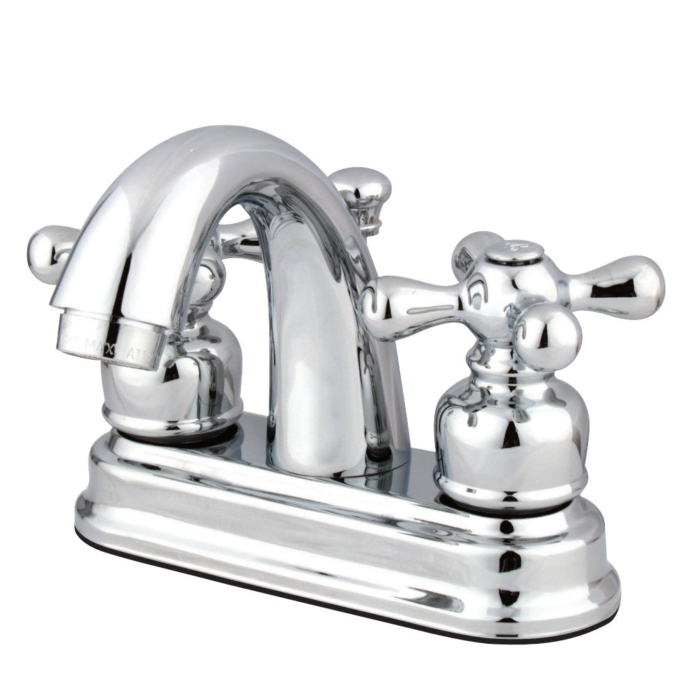 Kingston Brass Restoration 4-Inch centerset Lavatory Faucet with Metal Cross Handles