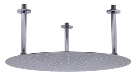 ALFI brand RAIN20R 20" Round Ultra Thin Rain Shower Head Stainless Steel-DirectSinks