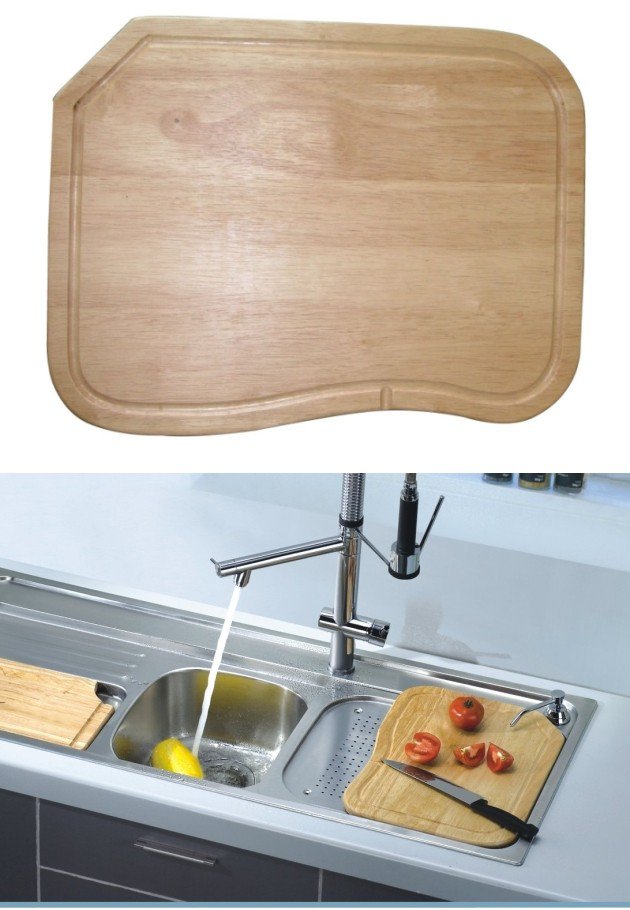 Dawn CB104 Solid Redwood Cutting Board For CH366-Kitchen Accessories Fast Shipping at DirectSinks.