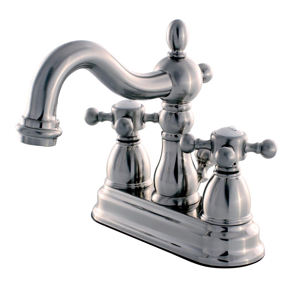 Kingston Brass Heritage 4-Inch Centerset Deck Mount Bathroom Faucet