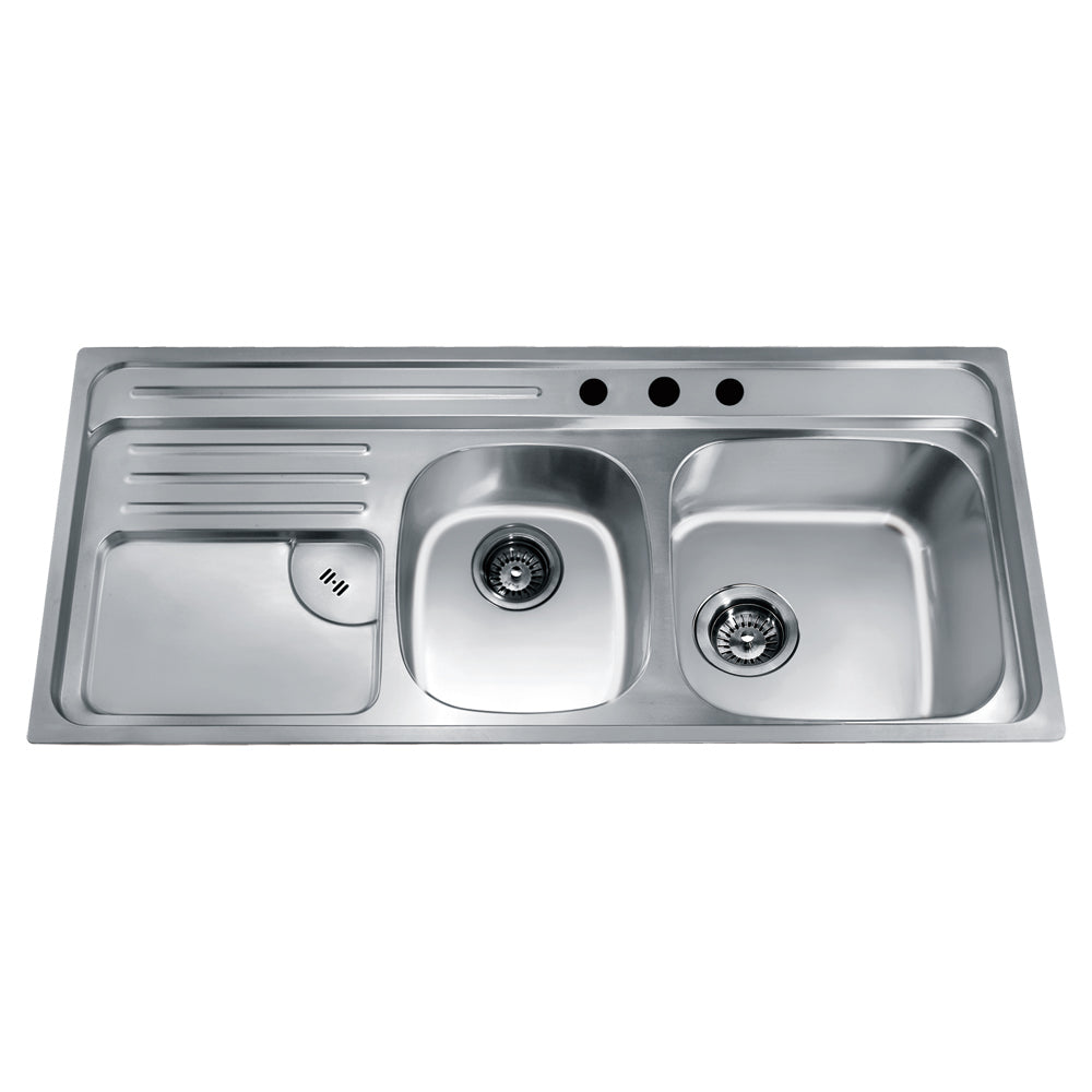 CH366 Dawn Double Sink with Integrated Drain Board — DirectSinks