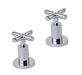 Dawn Cross Handles for Widespread Lavatory Faucet D16 1513-Bathroom Accessories Fast Shipping at DirectSinks.