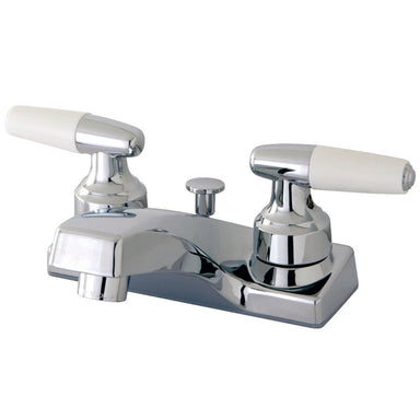 Kingston Brass KB201 4-Inch Centerset Bathroom Faucet in Polished Chrome-DirectSinks
