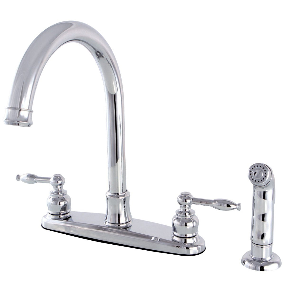 Kingston Brass Knight Centerset Kitchen Faucet