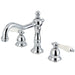 Kingston Brass Vintage Deck Mount 8 to 16-Inch 3-Hole Widespread Bathroom Faucet-DirectSinks